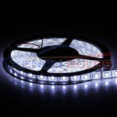 5050 300 SMD Strips Pure White Super Bright LED Flexible Waterproof